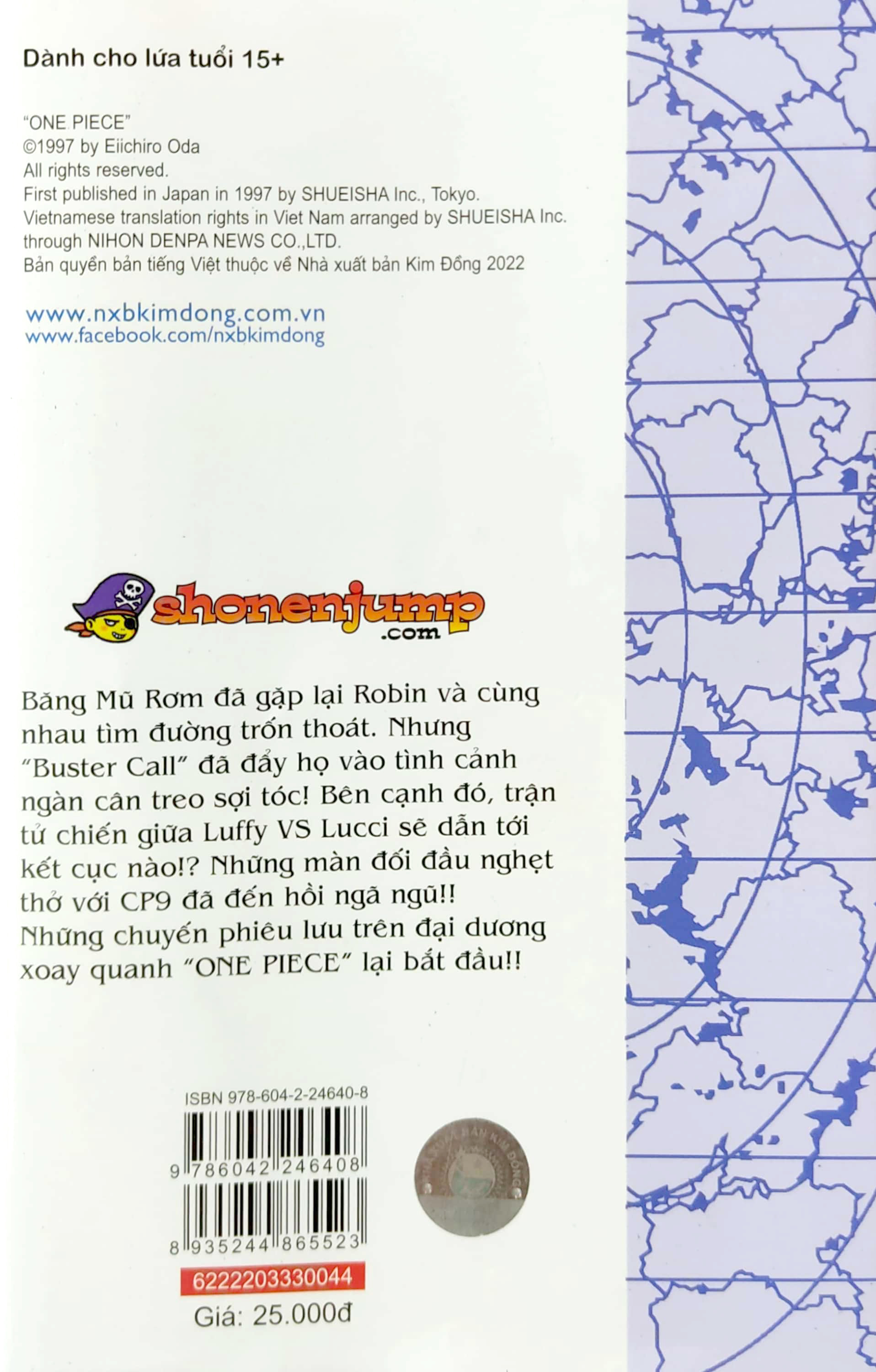 Bo
						
										
										One Piece - Tap 44 - Ve Thoi - Ban Bia Ao (Tai Ban 2022) - Ảnh 7