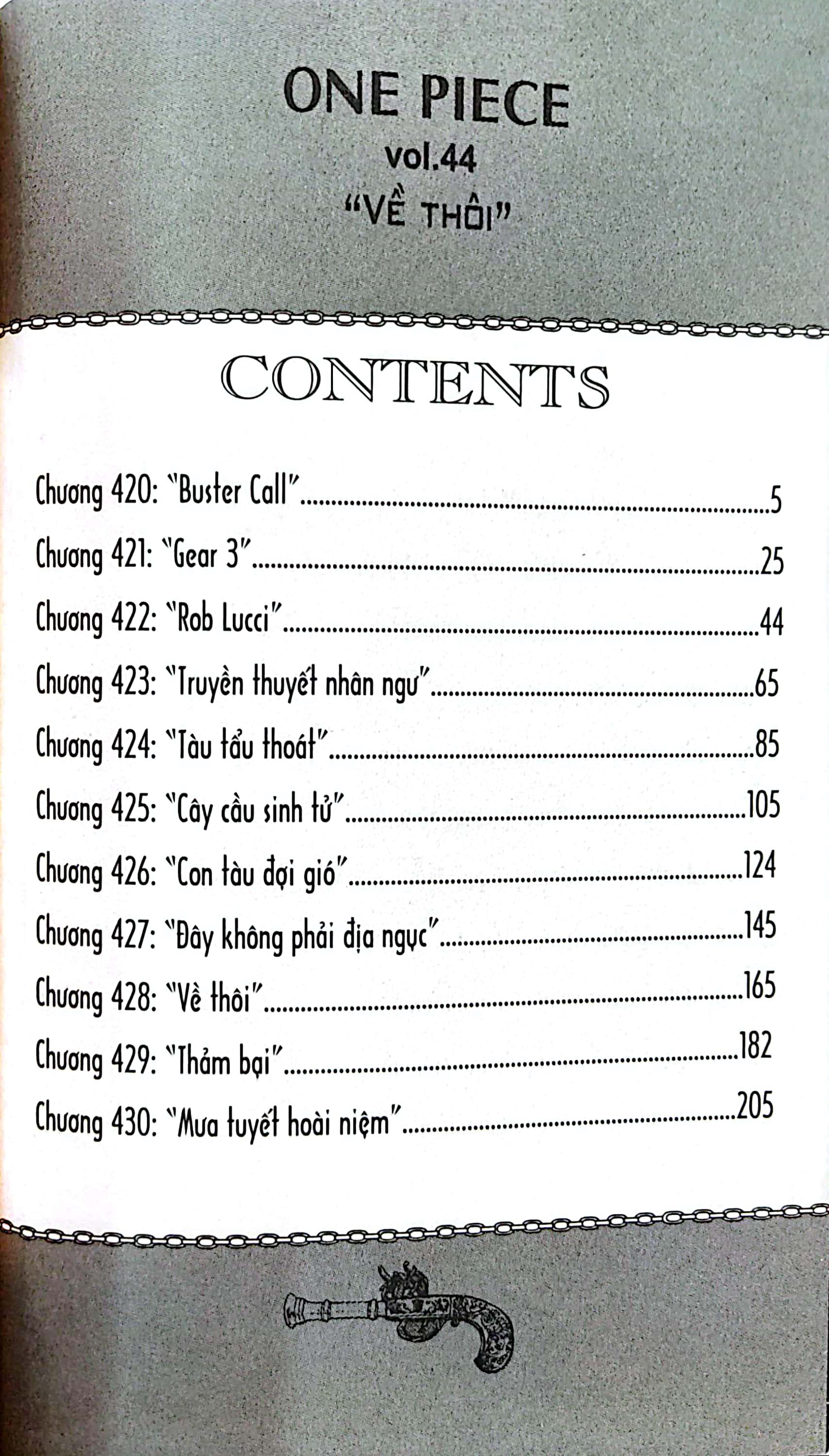 Bộ One Piece - Tập 44 - Về Thôi - Bản Bìa Áo (Tái Bản 2025) - Ảnh 3