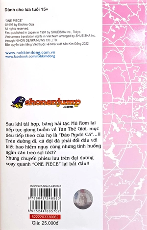 bộ one piece - tập 62 - hành trình ở đảo người cá (tái bản 2022) - Ảnh 8