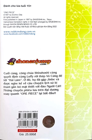 bộ one piece - tập 63 - otohime và tiger (tái bản 2022) - Ảnh 8