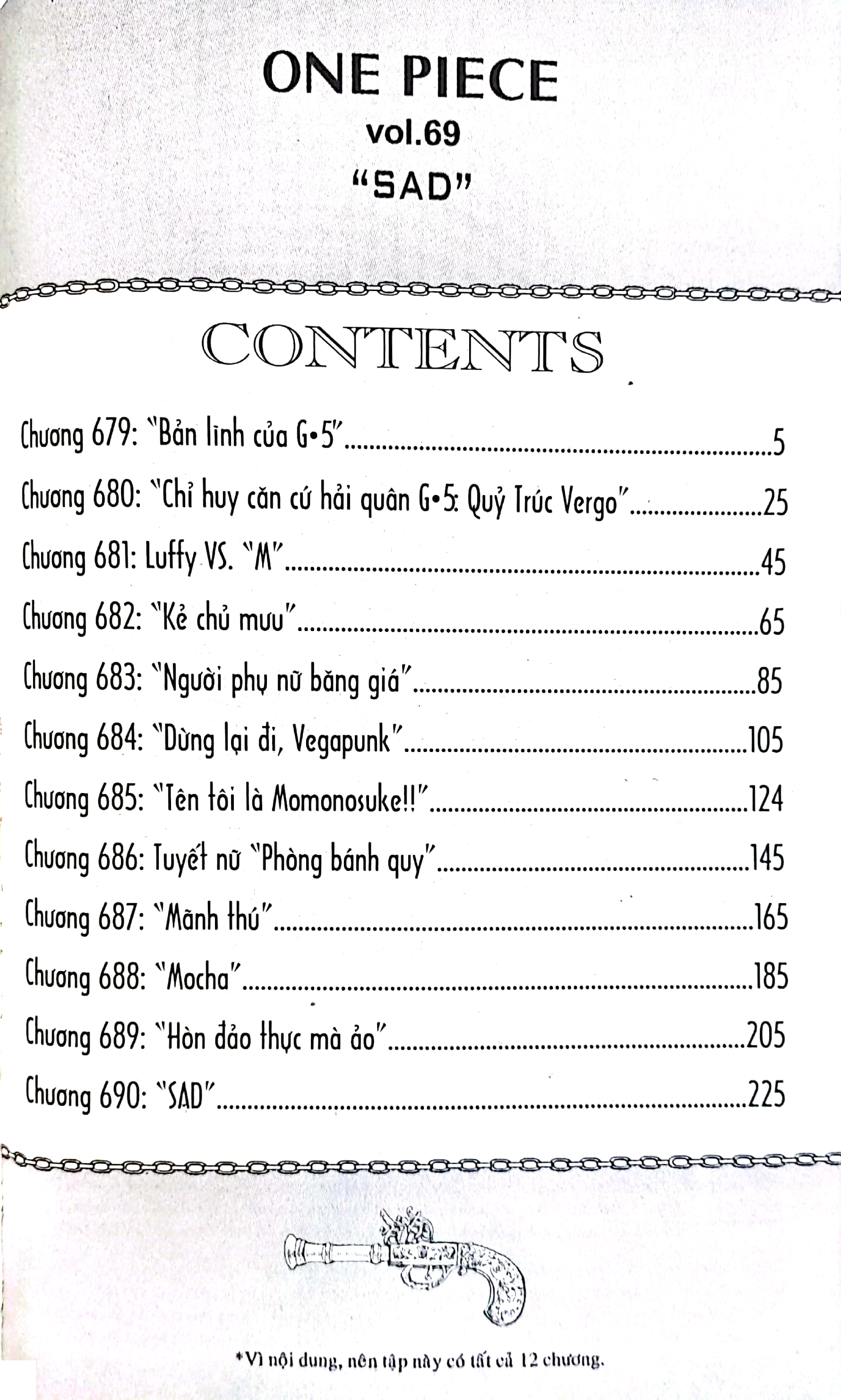 Bộ
						
										
										One Piece - Tập 69 - Sad - Bản Bìa Áo (Tái Bản 2022) - Ảnh 3