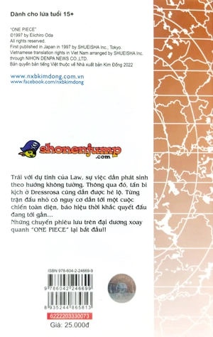 bộ one piece - tập 73 - tác chiến sop dressrosa (tái bản 2023) - Ảnh 7