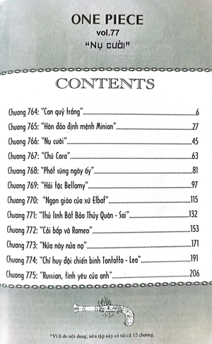 bộ one piece - tập 77 - nụ cười (tái bản 2022) - Ảnh 3