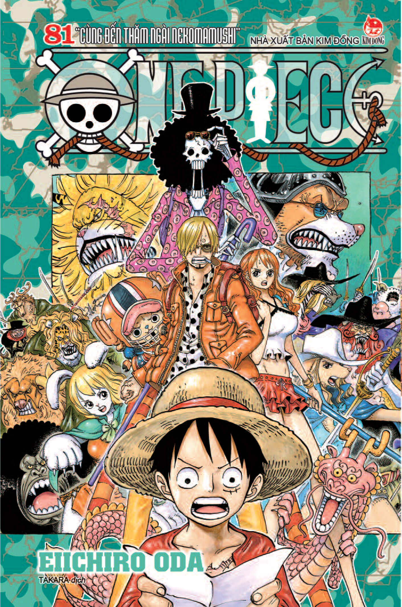 Bộ One Piece - Tập 81 - Cùng Đến Thăm Ngài Nekomamushi - Bản Bìa Áo (Tái Bản 2025) - Ảnh 2