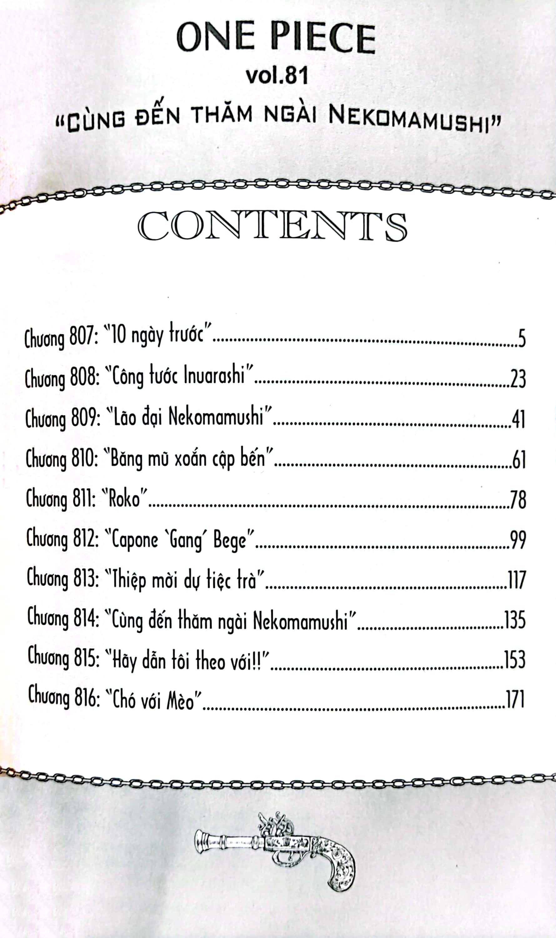 Bộ One Piece - Tập 81 - Cùng Đến Thăm Ngài Nekomamushi - Bản Bìa Áo (Tái Bản 2025) - Ảnh 3
