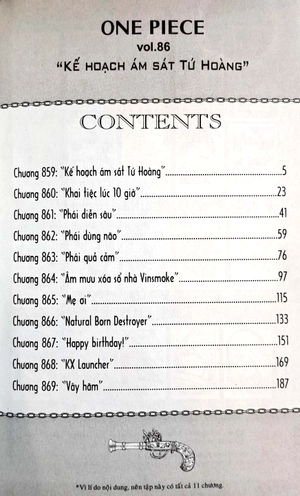 bộ one piece - tập 86 - kế hoạch ám sát tứ hoàng (tái bản 2022) - Ảnh 3