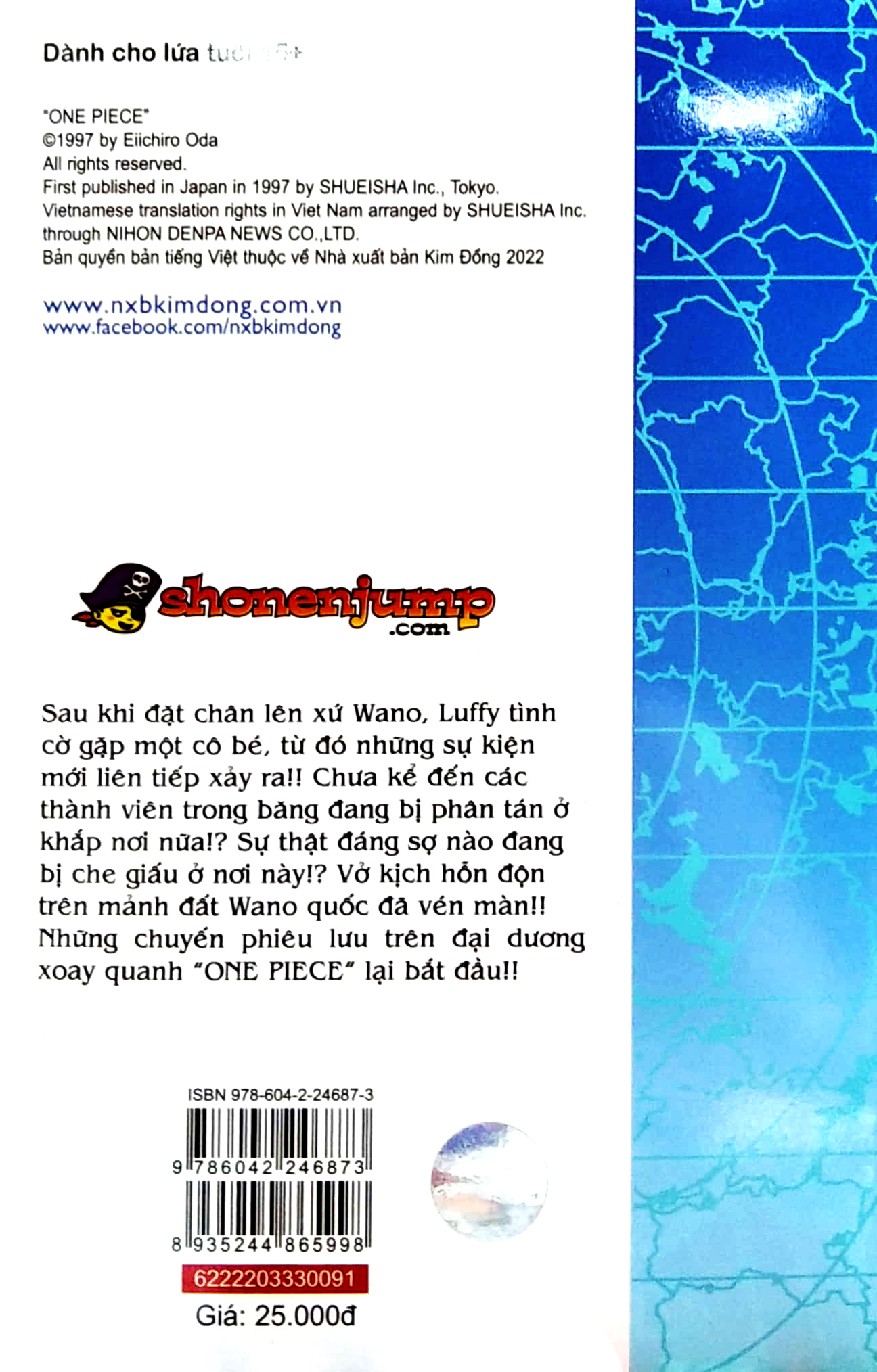 Bo
One Piece - Tap 91 - Chuyen Phieu Luu Tren Xu So Samurai - Ban Bia Ao (Tai Ban 2022) - Ảnh 7