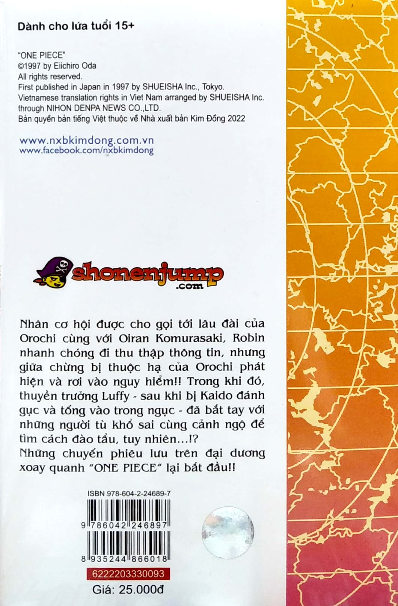 Bo
						
										
										One Piece - Tap 93 - Nhan Vat Tieng Tam Cua Lang Ebisu - Ban Bia Ao (Tai Ban 2022) - Ảnh 8