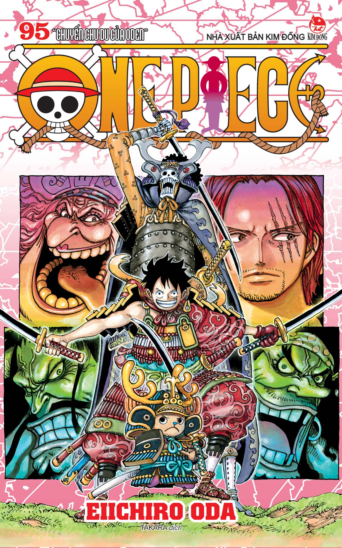 Bộ One Piece - Tập 95 - “Chuyến Chu Du Của Oden” - Bản Bìa Áo (Tái Bản 2025) - Ảnh 2