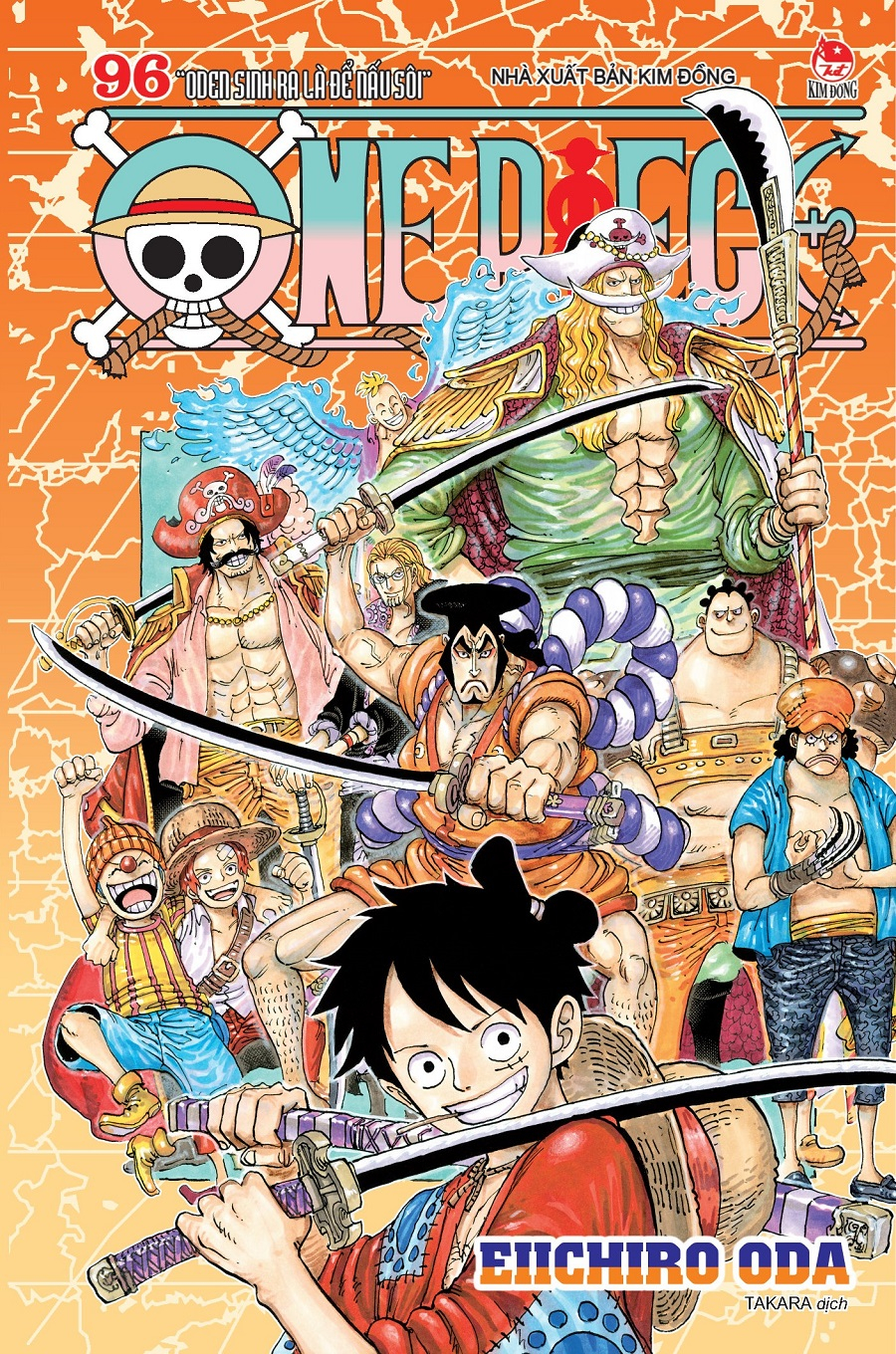 Bộ One Piece - Tập 96 - “Oden Sinh Ra Là Để Nấu Sôi” - Bản Bìa Áo (Tái Bản 2025) - Ảnh 2