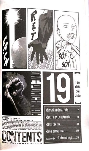 bộ one-punch man - tập 19 - tận diệt cải thảo (tái bản 2022) - Ảnh 3