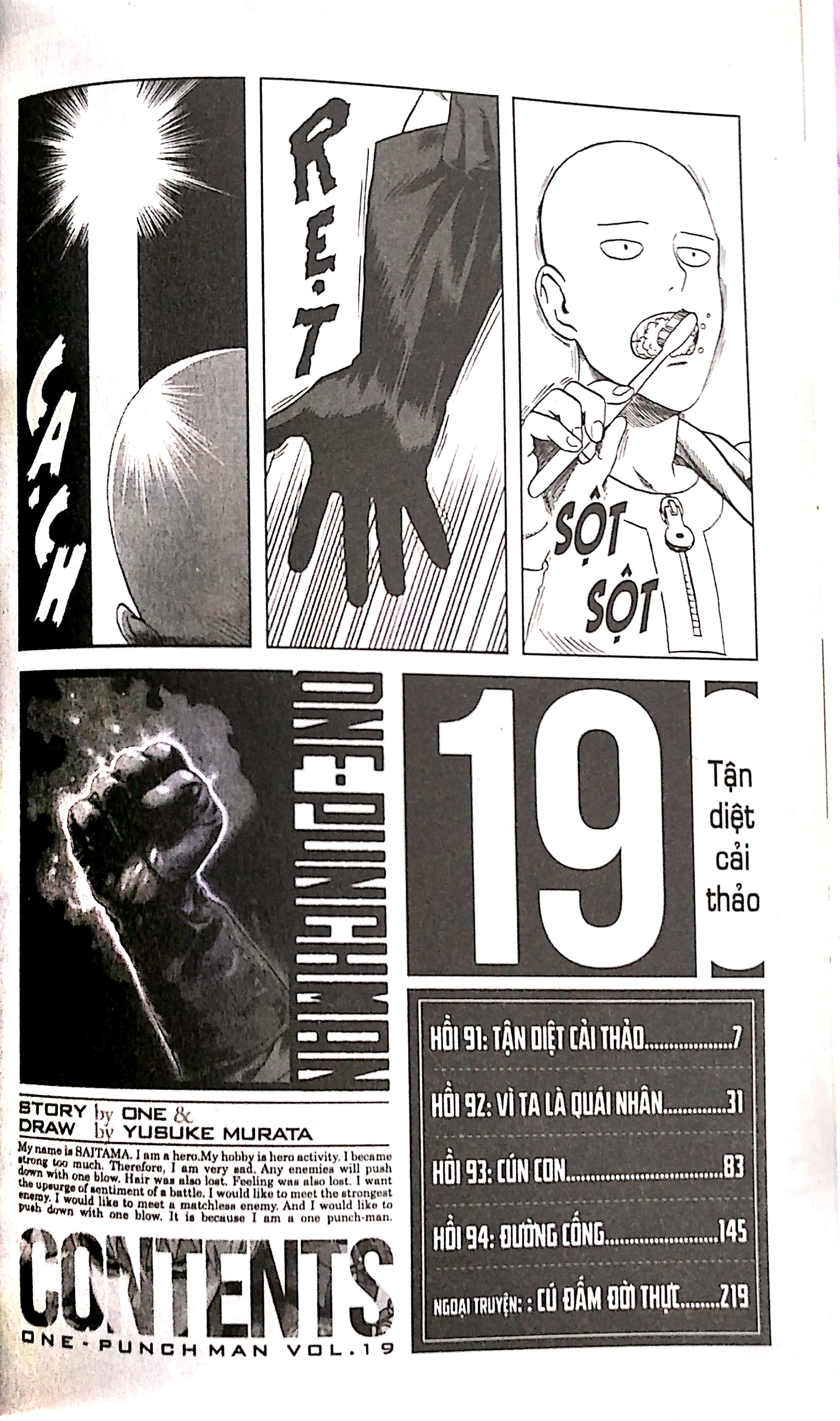 Bộ One-Punch Man - Tập 19 - Tận Diệt Cải Thảo (Tái Bản 2025) - Ảnh 3