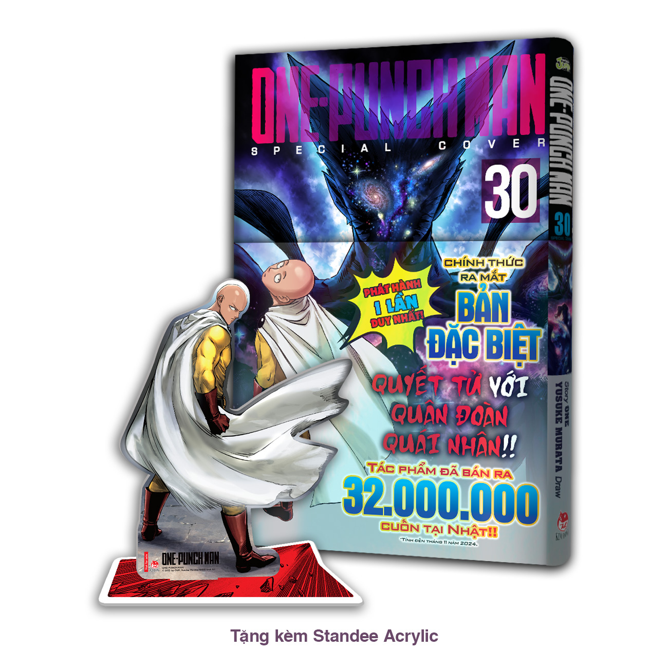 Bộ One-Punch Man - Tập 30 - Chướng Ngại Lớn Nhất - Bản Đặc Biệt - Tặng Kèm Bìa Áo PVC + Standee Acrylic - Ảnh 2
