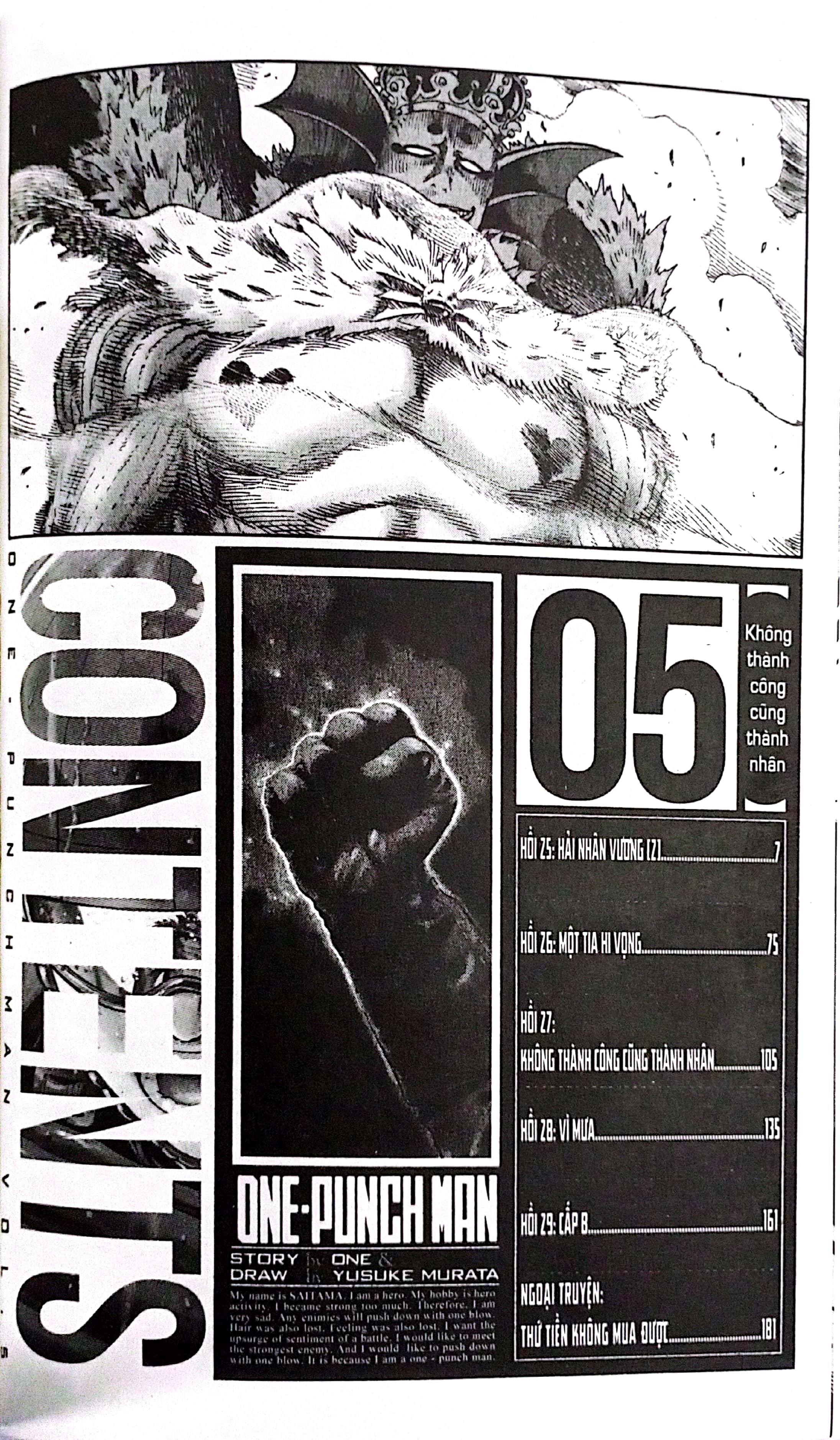 bộ one-punch man - tập 5 - không thành công cũng thành nhân (tái bản 2022) - Ảnh 3