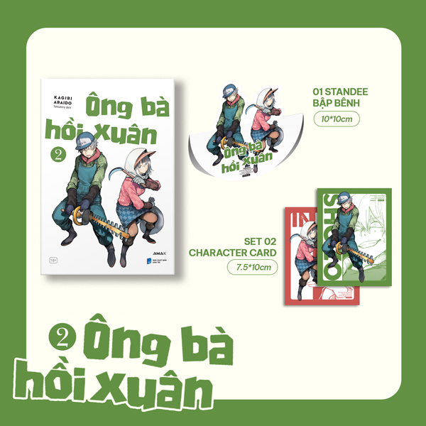 Bộ Ông Bà Hồi Xuân - Tập 2 - Tặng Kèm 2 Character Card + 1 Standee Bập Bênh Lắc Lư
