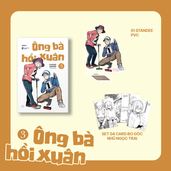 Bộ Ông Bà Hồi Xuân - Tập 3 - Tặng Kèm Standee PVC + Set 4 Card Bo Góc Nhũ Ánh Trai