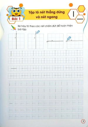 bộ ong con chăm chỉ - tập tô chữ - tập 1 - Ảnh 3
