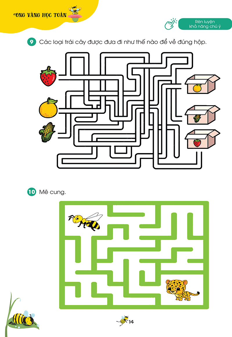 bộ ong vàng học toán dành cho trẻ 4-6 tuổi - tập 3 - Ảnh 12
