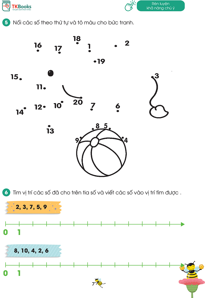 bộ ong vàng học toán dành cho trẻ 4-6 tuổi - tập 3 - Ảnh 5