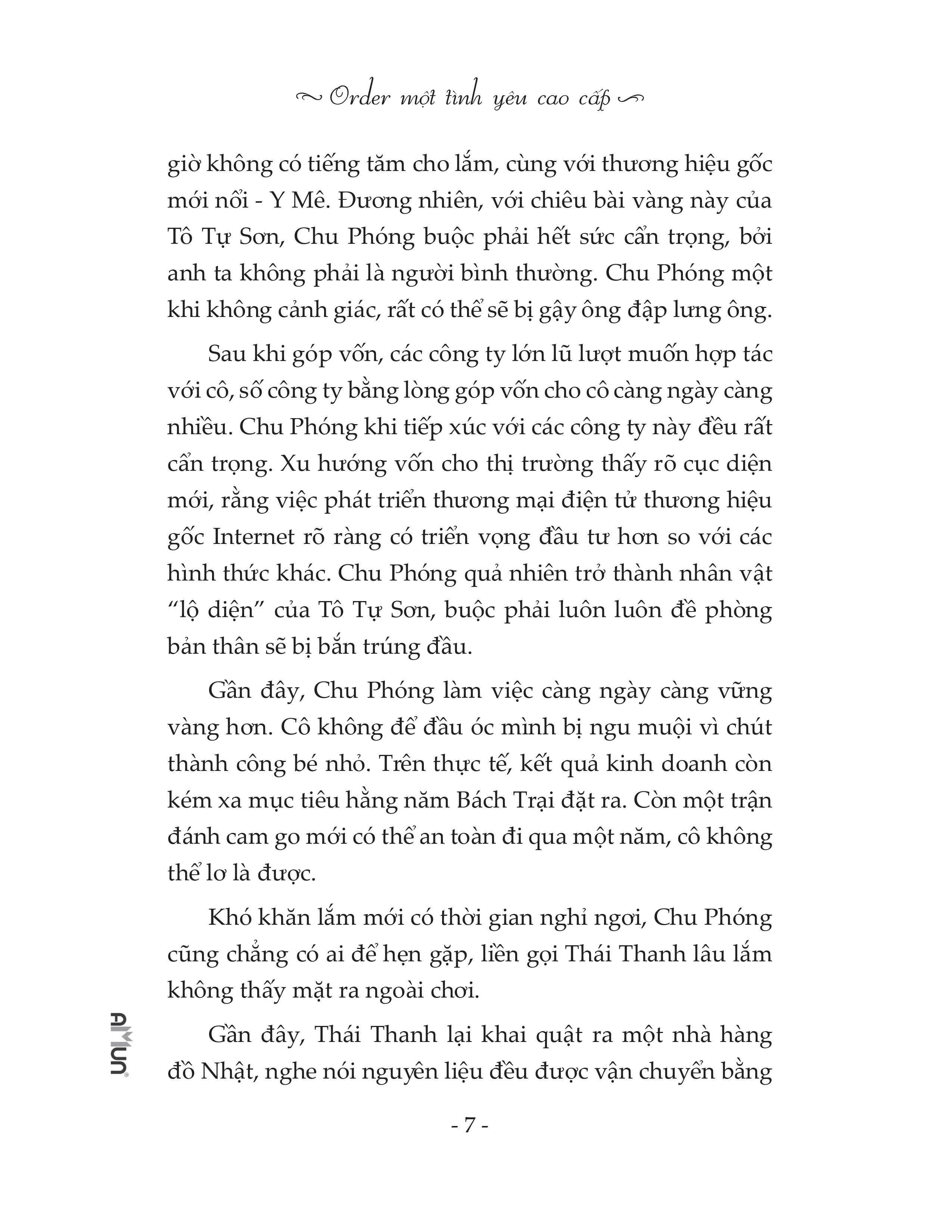 bộ order một tình yêu cao cấp - tập 2 - Ảnh 5