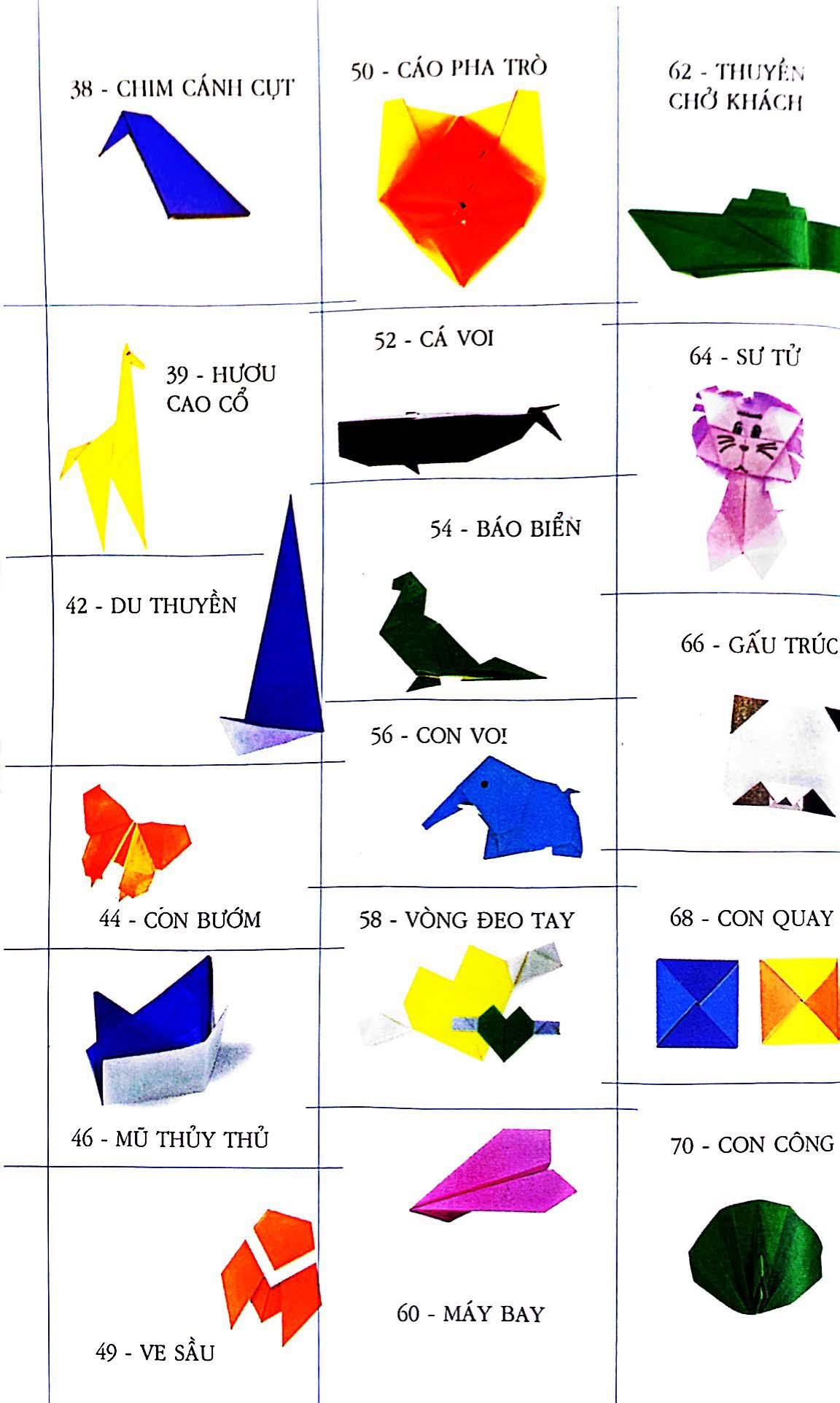 bộ origami trò chơi gấp giấy dành cho trẻ em - tập 1 (tái bản 2023) - Ảnh 4