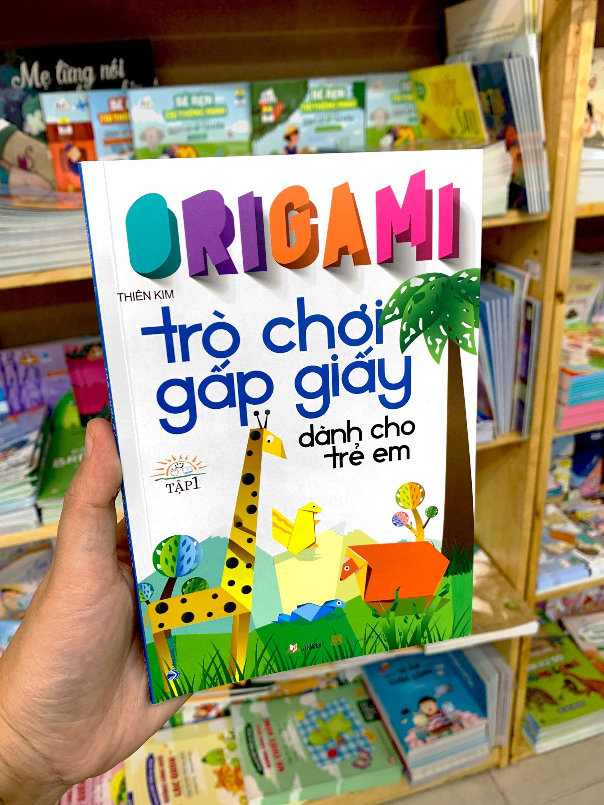 bộ origami trò chơi gấp giấy dành cho trẻ em - tập 1 (tái bản 2023) - Ảnh 9
