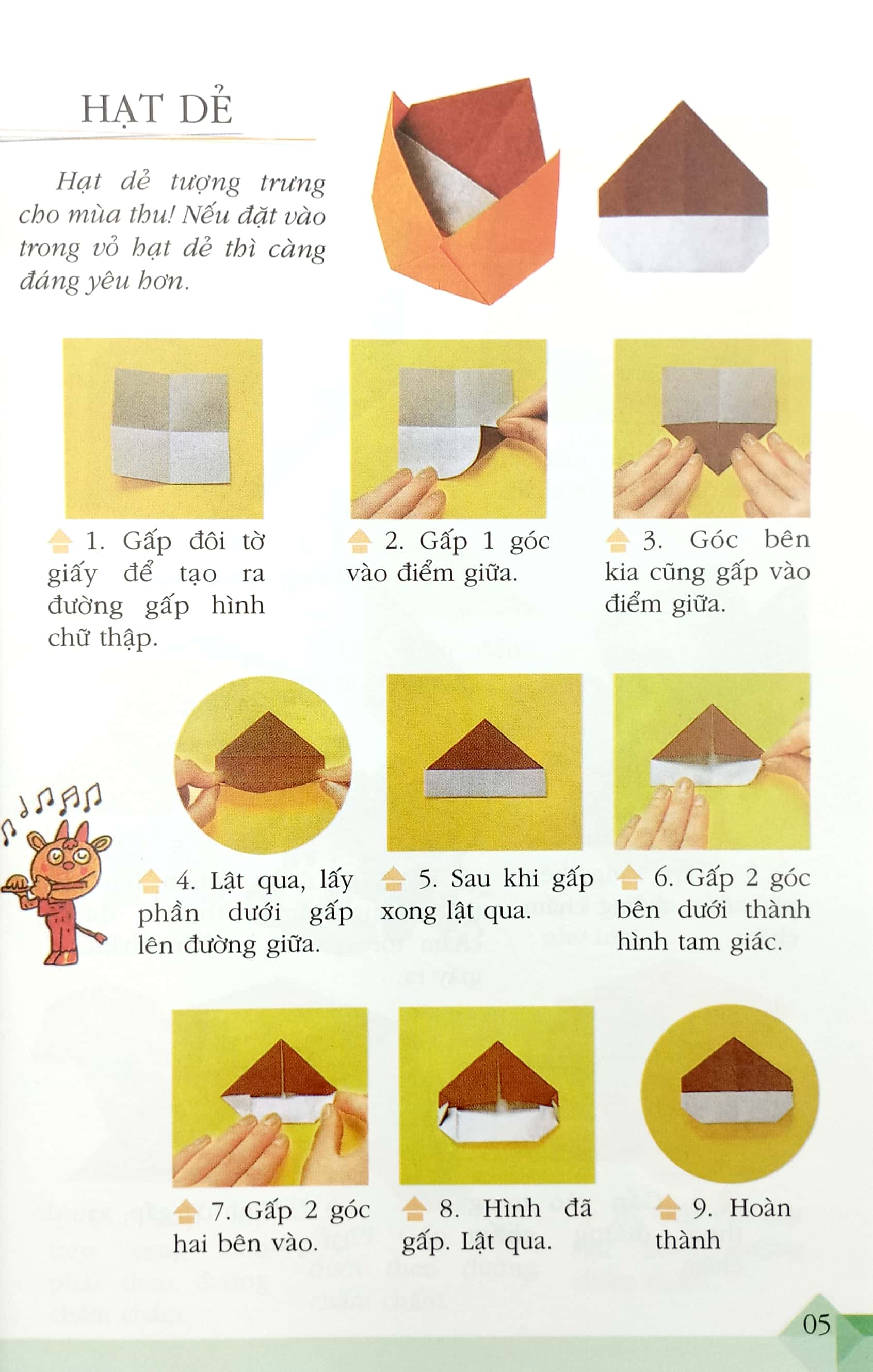 bộ origami trò chơi gấp giấy dành cho trẻ em - tập 2 (tái bản 2023) - Ảnh 4