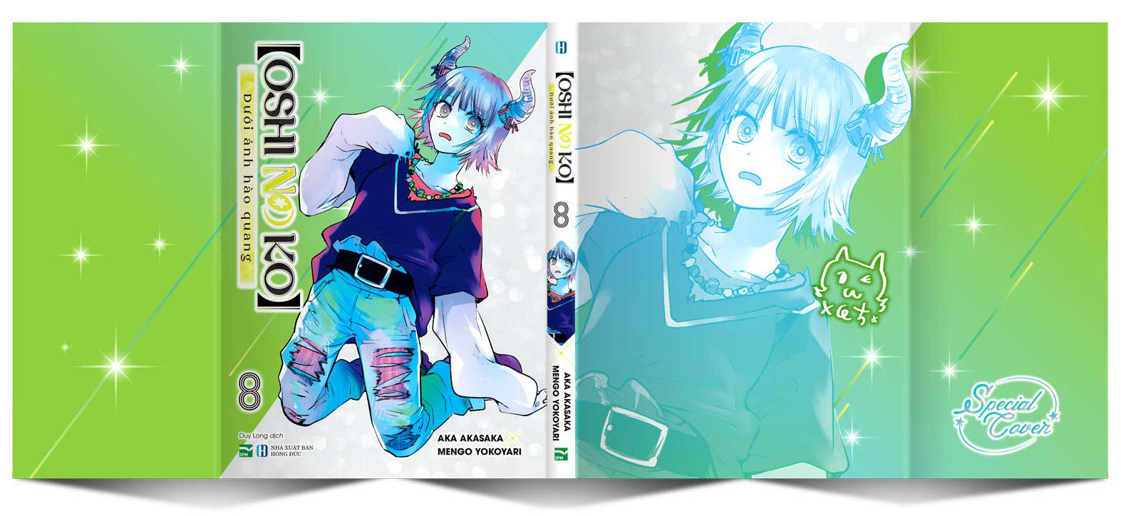 Bo
						
										
										Oshi No Ko - Duoi Anh Hao Quang - Tap 8 - Ban Dac Biet - Tang Kem Bia 2 Mat + Oshi No Card + OSHIkishi - Ảnh 3