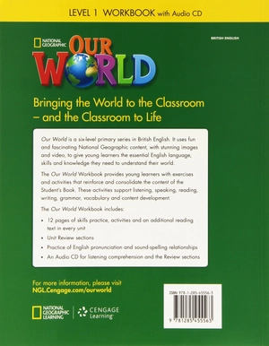 bộ our world british english level 1: workbook with audio cd - Ảnh 2