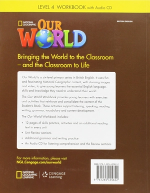 bộ our world british english level 4: workbook with audio cd - Ảnh 2