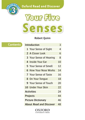 bộ oxford read and discover 3 your five senses - Ảnh 4