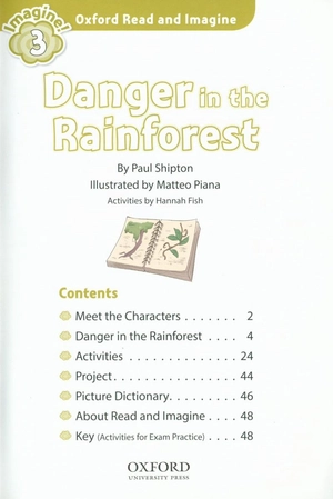 bộ oxford read and imagine: level 3: danger in the rainforest - Ảnh 3