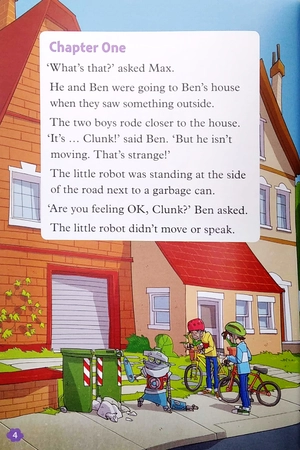 bộ oxford read and imagine level 4: clunk's brain - Ảnh 6