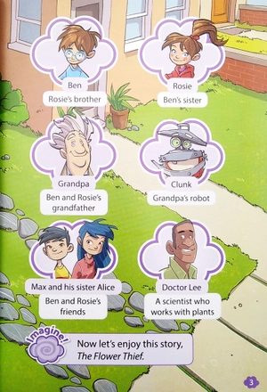 bộ oxford read and imagine level 4: the flower thief - Ảnh 5