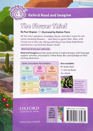 bộ oxford read and imagine level 4: the flower thief - Ảnh 6