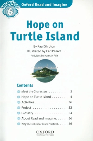bộ oxford read and imagine: level 6: hope on turtle island - Ảnh 3