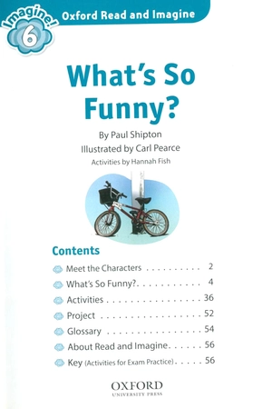 bộ oxford read and imagine: level 6: what's so funny? - Ảnh 3