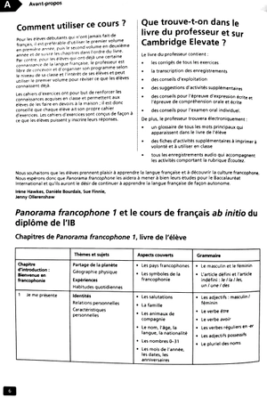 bộ panorama francophone 1 teacher's resource with cambridge elevate: french ab initio for the ib diploma (french edition) - Ảnh 5