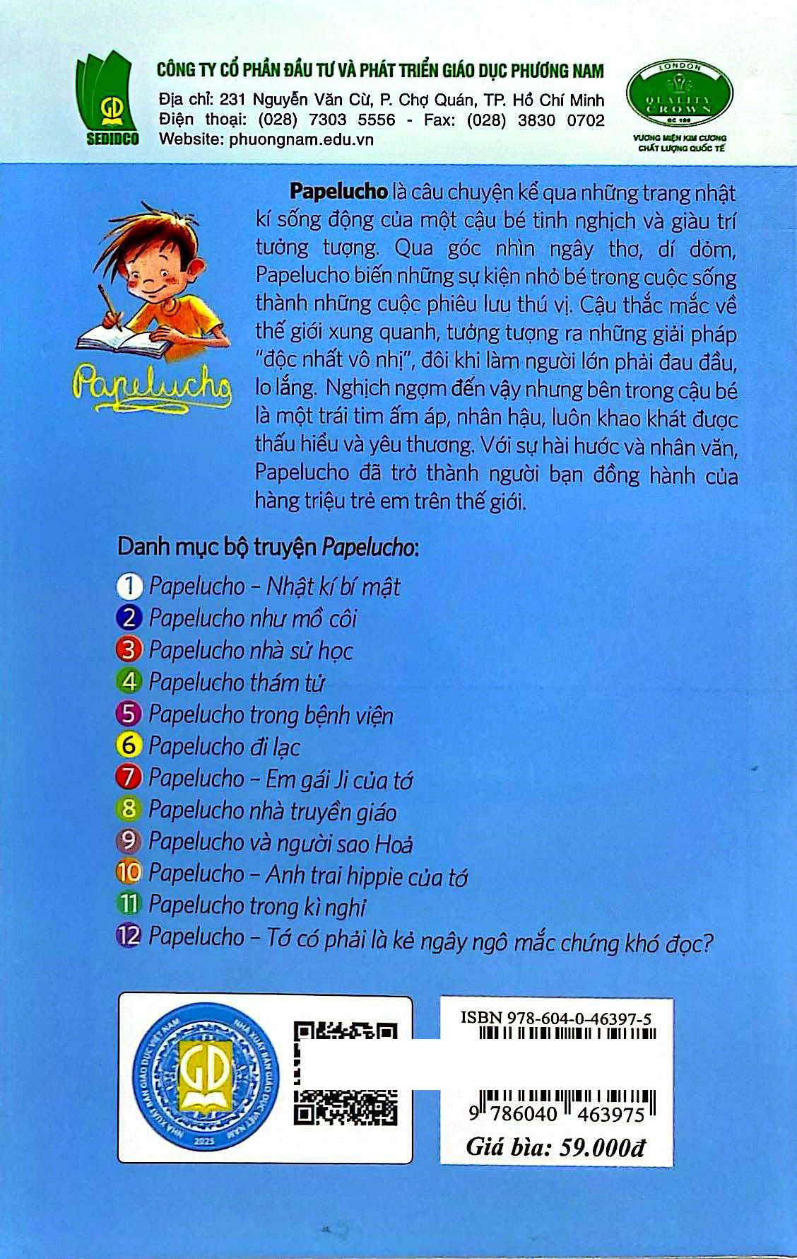 Bo
						
										
										Papelucho - Tap 1 - Nhat Ki Bi Mat - Doc Quyen Fahasa - Ảnh 9