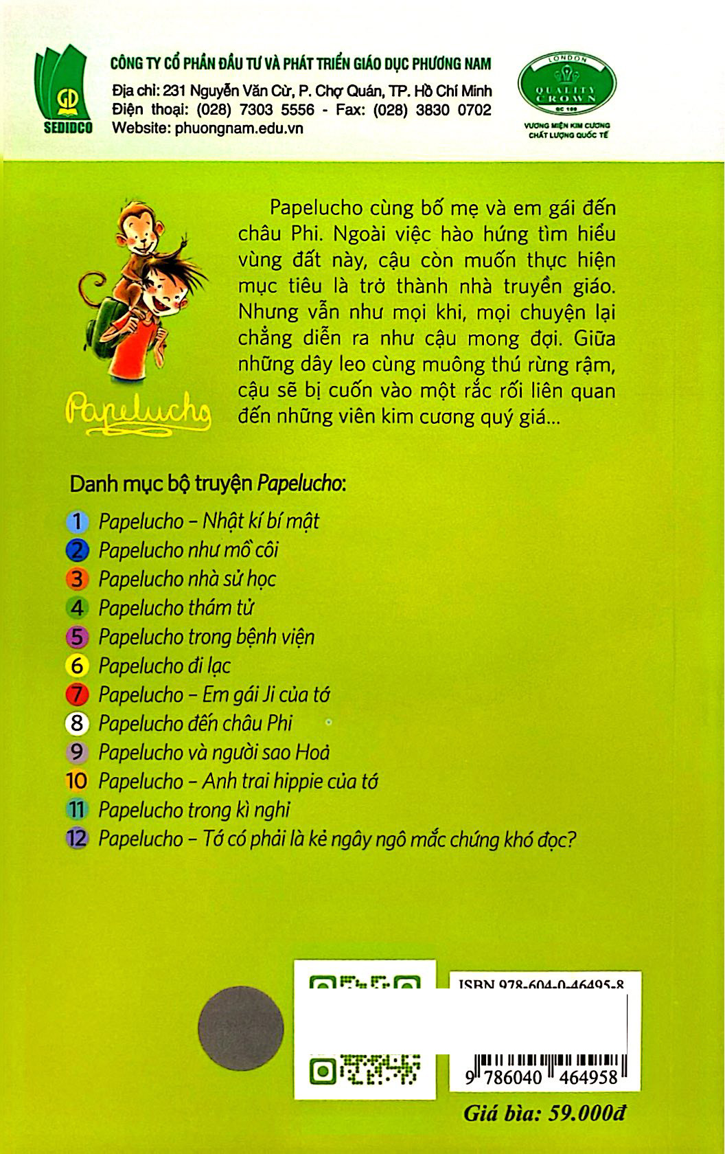 Bộ
						
										
										Papelucho - Tập 8 - Đến Châu Phi - Độc Quyền Fahasa - Ảnh 8