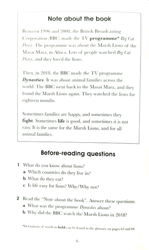 bộ penguin readers level 1: bbc dynasties: lions - Ảnh 6
