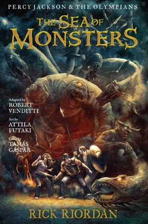 bộ percy jackson and the olympians - the graphic novel book 2: the sea of monsters - Ảnh 2