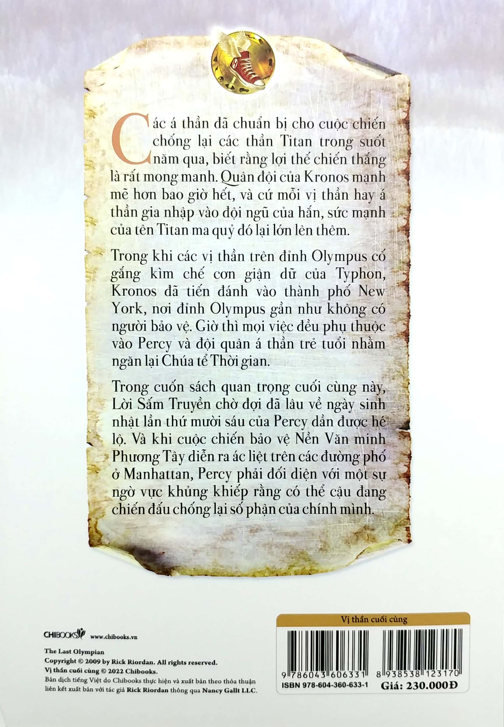 bộ percy jackson và các vị thần trên đỉnh olympus - phần 5: vị thần cuối cùng (tái bản 2022) - Ảnh 6