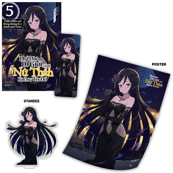 Bộ Phá Đảo Dị Giới Cùng Nữ Thần Không Tín Đồ - Tập 5 - Cuộc Chiến Với Rồng Khổng Lồ Ở Thành Phố Nước - Bản Đặc Biệt - Tặng Kèm Bookmark + Poster + Standee