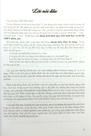 bộ phân dạng & phương pháp giải các chuyên đề giải tích 12 - tập 2 - Ảnh 3