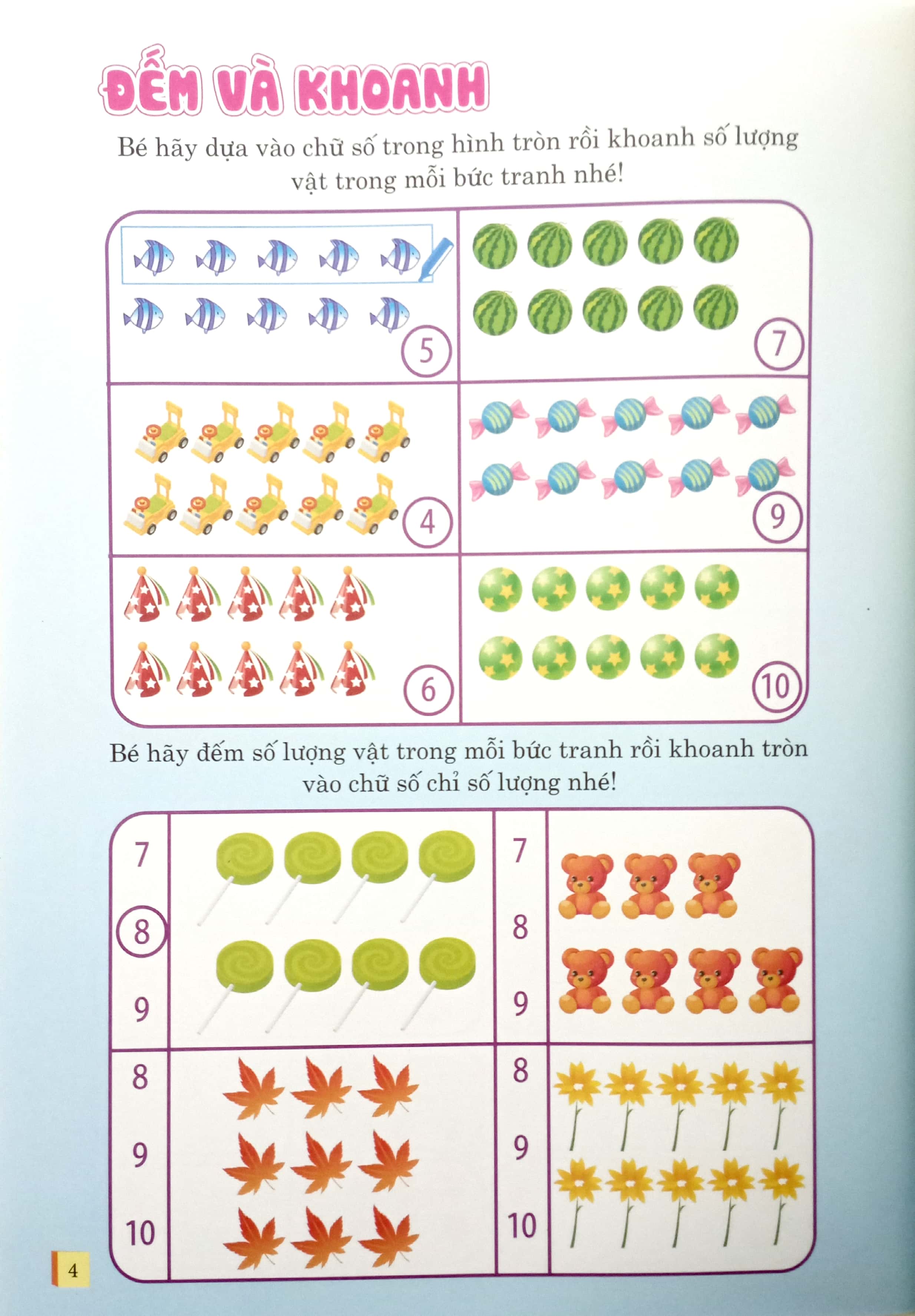 bộ phát triển iq cho bé - cùng vui học toán (quyển 3) - Ảnh 5