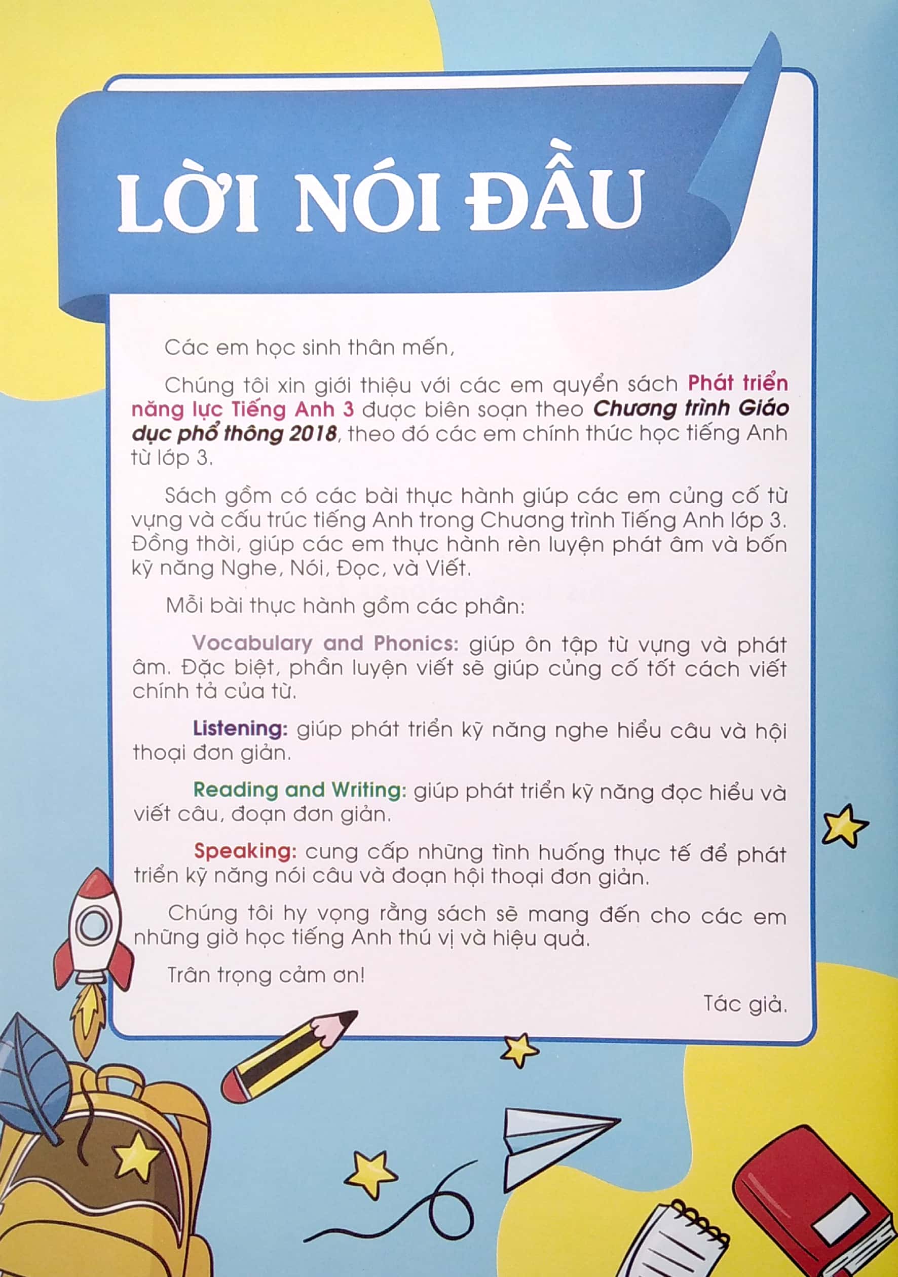 bộ phát triển năng lực tiếng anh 3 - tập 1 - Ảnh 3