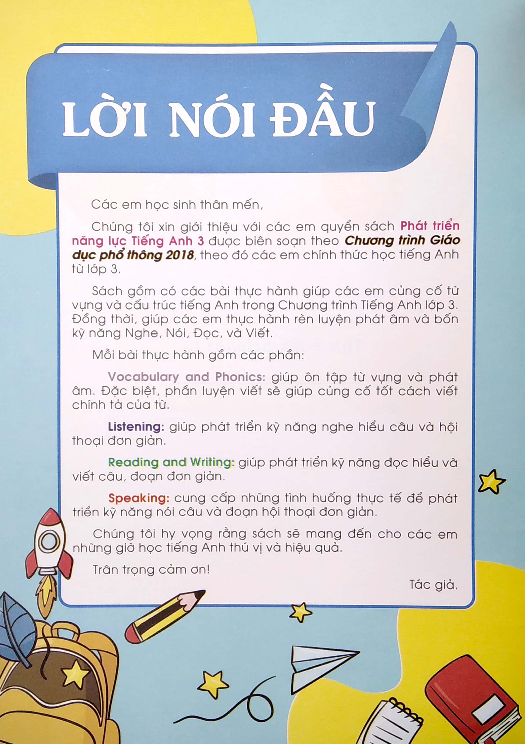 bộ phát triển năng lực tiếng anh 3 - tập 2 - Ảnh 3