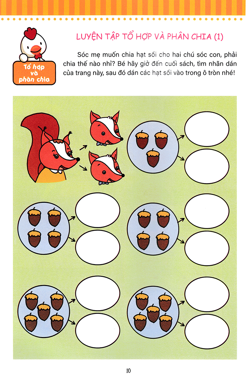 bộ phát triền tiềm năng toán học cho trẻ - toán học cho trẻ mẫu giáo - lớp lá 2 - Ảnh 10