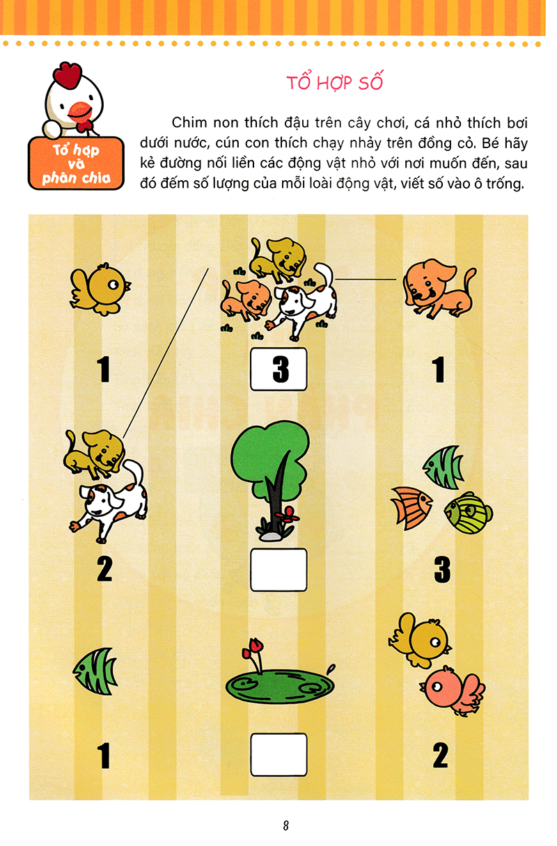 bộ phát triền tiềm năng toán học cho trẻ - toán học cho trẻ mẫu giáo - lớp lá 2 - Ảnh 8